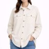White Oversized Denim Shirt