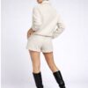 Cream Marner Shorts and Jacket Set