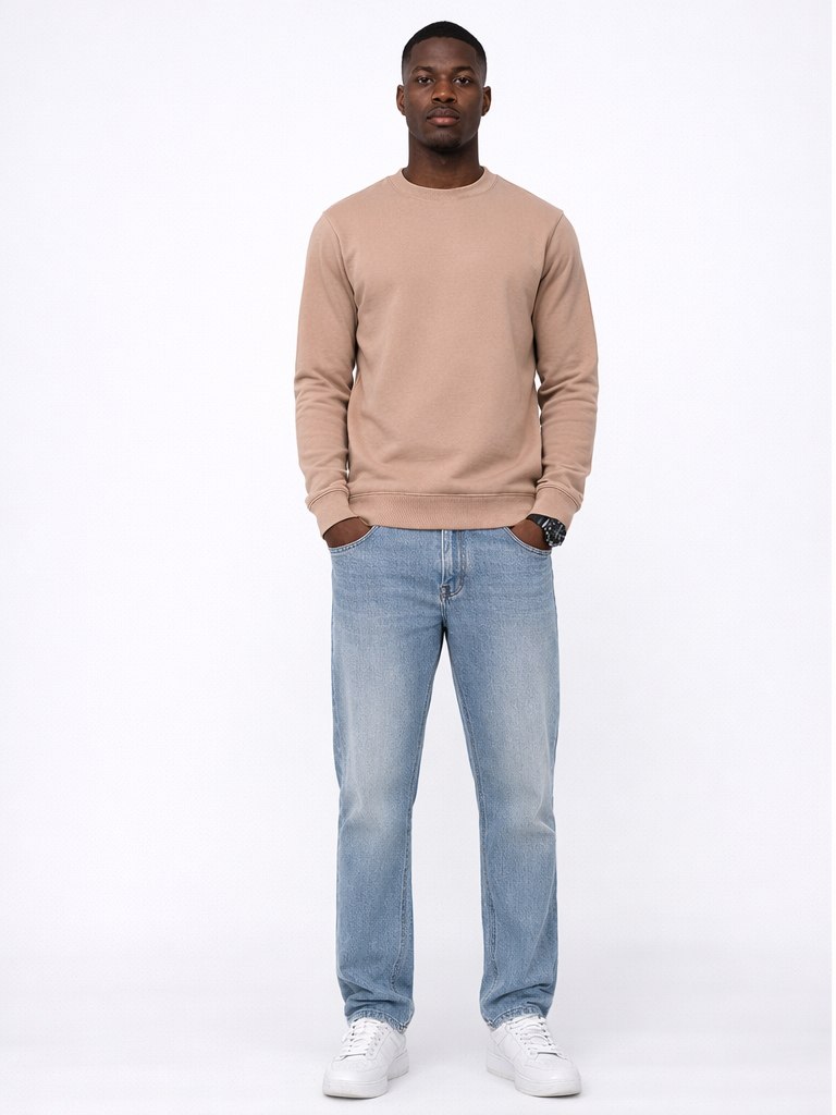 Eloziny Men Classic Crewneck Sweatshirt