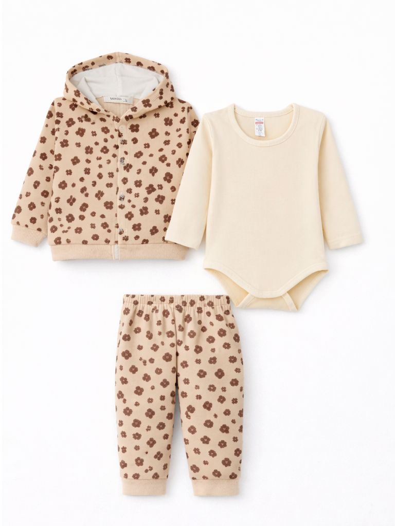 Eloziny Kids 3-Piece Floral Set