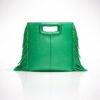 Maje Casino Green Leather Bag