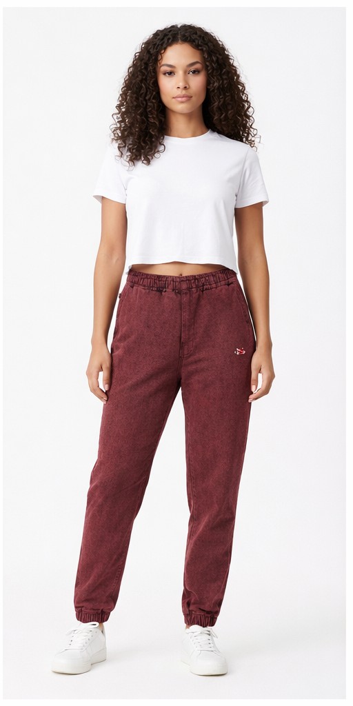 Diesel Unisex Burgundy Jeans (Original Diesel)