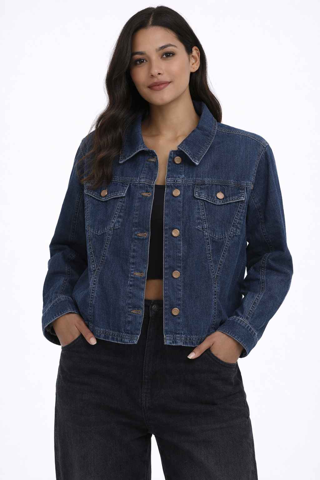 Eloziny Premium Denim Jacket – Women