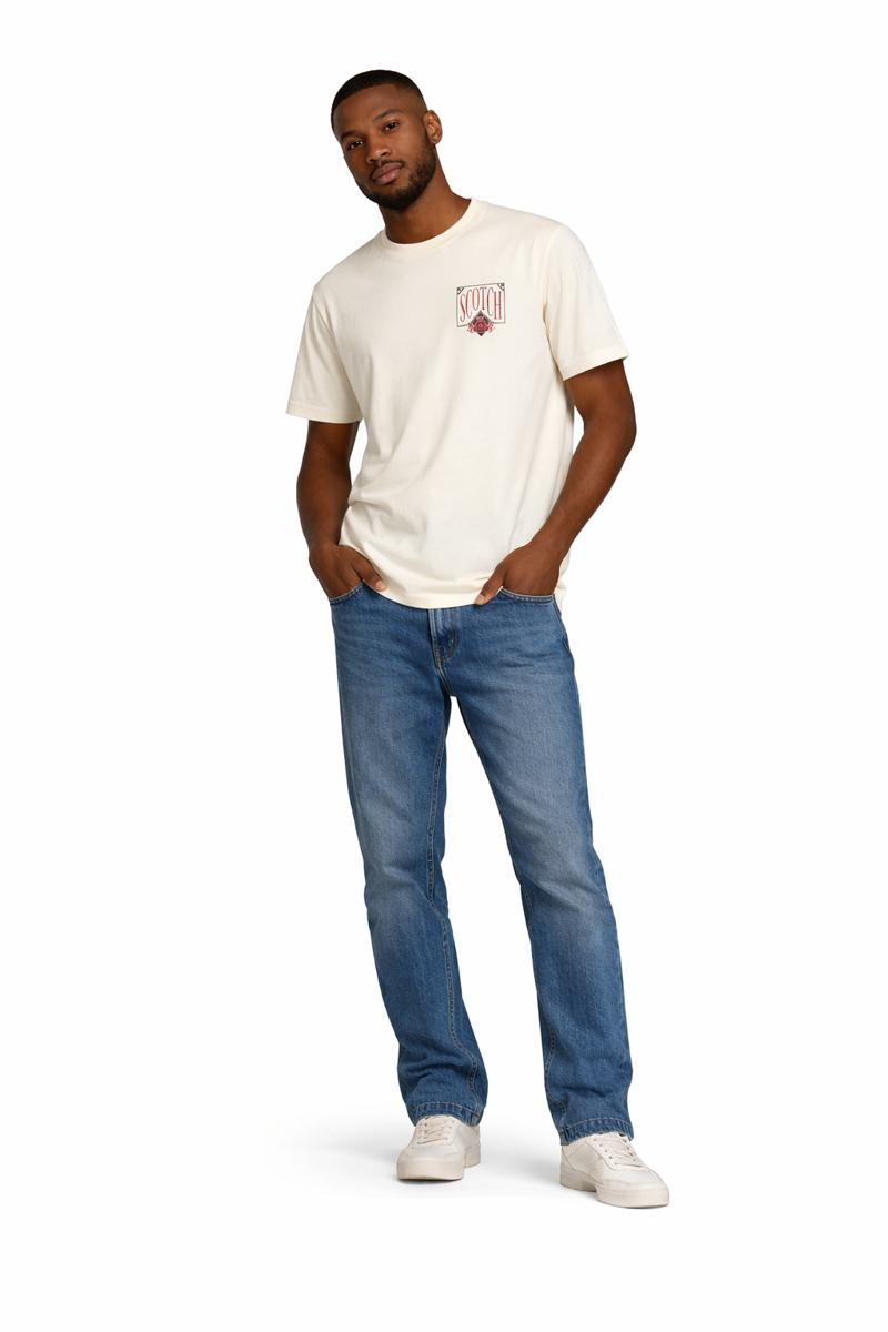 Scotch & Soda Ecru T-Shirt