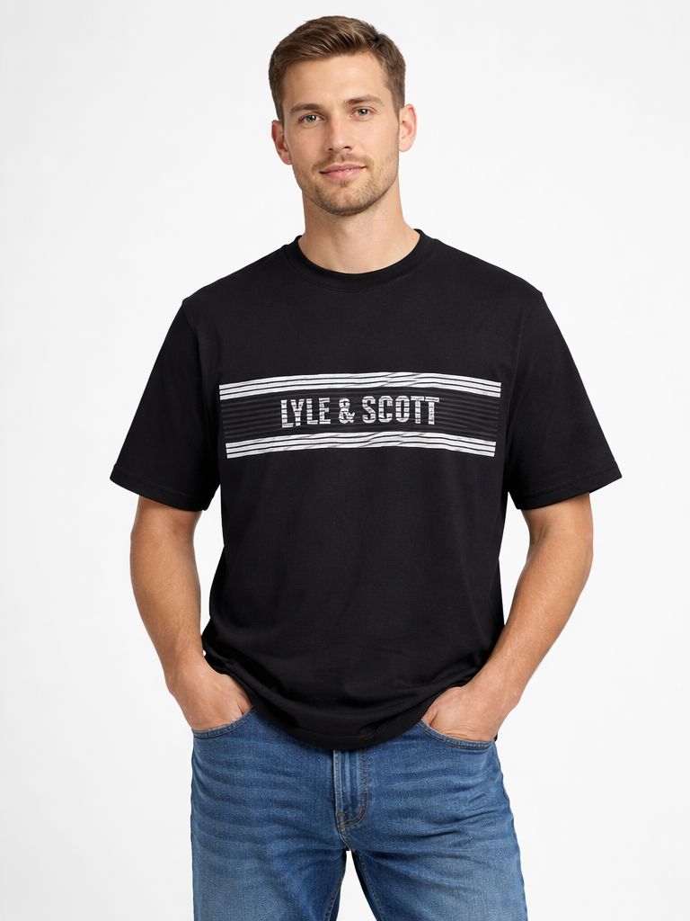 Lyle & Scott Jet Black Logo T-Shirt